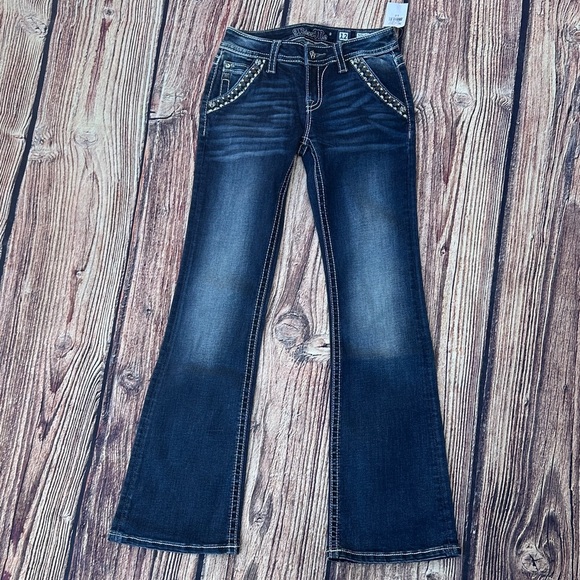 Miss Me Other - Miss Me Girls Blue Bootcut Jeans